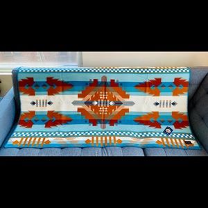 NWT Pendleton Saddle Blanket- Aqua Mesquite Canyon